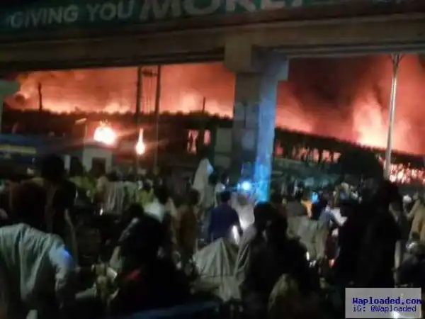 Photos: Fire guts shops at Sokoto Old market